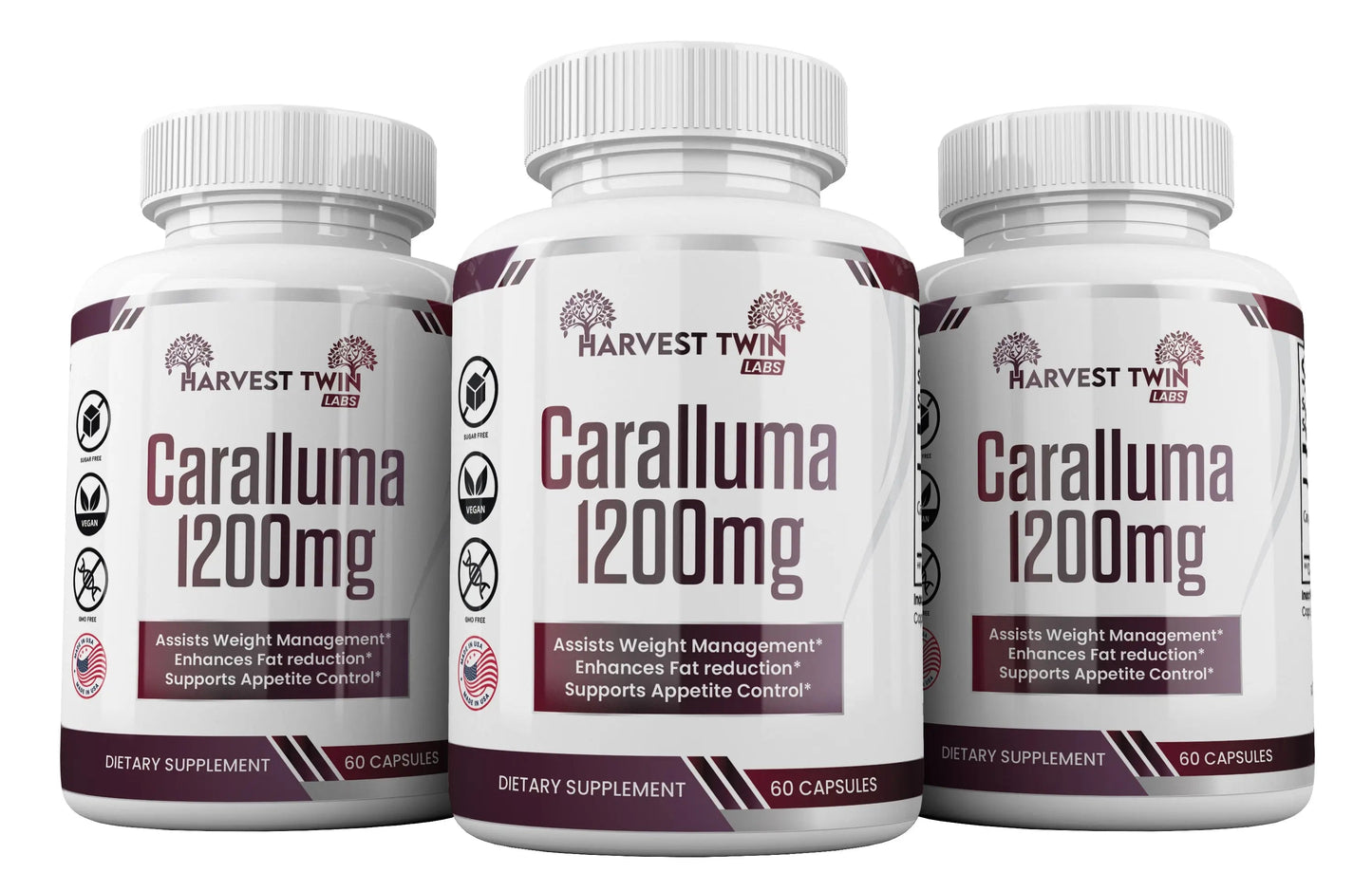 Caralluma 1200mg - Inibidor de Apetite Natural