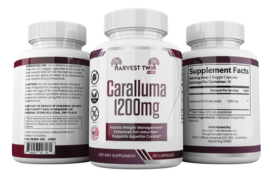 Caralluma 1200mg - Inibidor de Apetite Natural